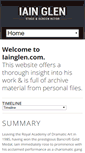 Mobile Screenshot of iainglen.com